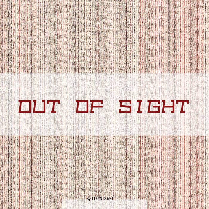 Out of sight example